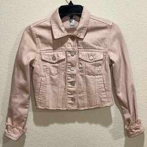 Blush Pink Refuge Jean Jacket